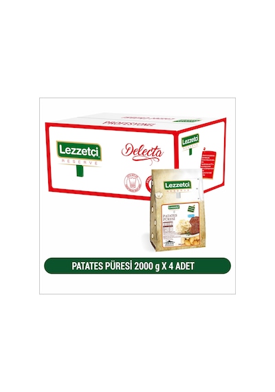 Lezzetçi Patates Püresi 4 x 2 KG