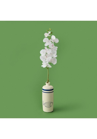 Exclusive Orkide Yapay Çiçek - Beyaz - 105 Cm Çok Renkli