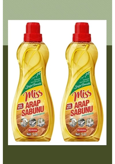 Miss Arap Sabunu 2 X 1 Lt 2'li Set