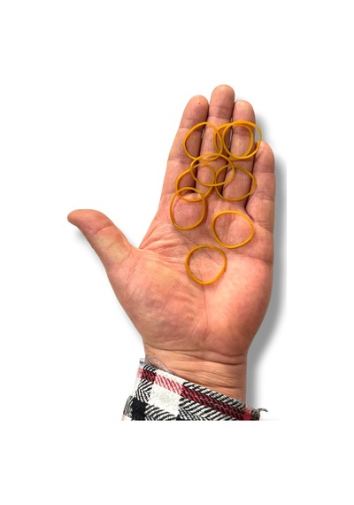 Kauçuk Paket Lastiği Küçük Boy 40mm 25 Kg