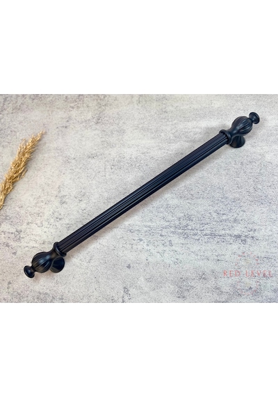 Hitit 224 Mm Siyah Modern Metal Kulp Modelleri Lüks Country Mutfak Dolap Çekmece Mobilya Kulbu Siyah
