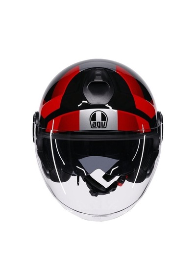Agv Kask/ Eteres Camoglı Black/red/purple Renkli