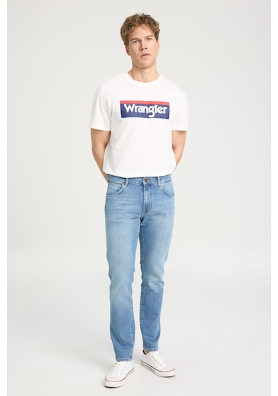 Wrangler Larston Slim Tapered Normal Bel Esnek Jean Pantolon Mavi
