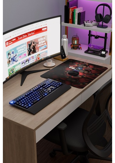 Team Fortress Kaymaz Dikişli Kauçuk Oyuncu Mousepad V3 - 48x40 Xl Gaming Mouse Pad Fare Altlığı