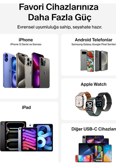 Boostcharge Pro 10k Mah Power Bank, Apple Watch Şarj Cihazlı, Entegre Örgülü Usb-c Kablo Ve Dijital Ekranlı Taşınabilir Şarj Cihazı, 45 W, 3 Cihazı Aynı Anda Şarj Edebilen Batarya Paketi, Siyah Boostcharge Pro 10k Mah Power Bank, Apple Watch Şarj Cihazlı, Entegre Örgülü Usb-c Kablo Ve Dijital Ekranlı Taşınabilir Şarj Cihazı, 45 W, 3 Cihazı Aynı Anda Şarj Edebilen Batarya Paketi, Siyah