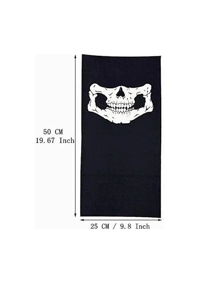 Ers Motorcu Boyunluk Baf Buff Bandana 25x48 Cm Model 7 Çok Renkli