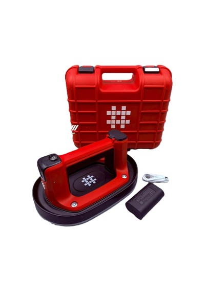 Shijing Tools 6108 Şarjlı Hava Pompalı Dijital Vantuz - Cam Granit Seramik Ayna Taşıma Vantuzu