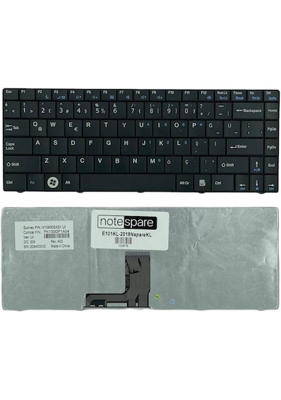 Viewsonic İle Uyumlu Viewbook Vnb132 Notebook Klavye Siyah Tr