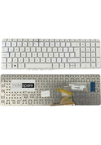 Hp Uyumlu Pavilion 15-p011st J1s62ea , 15-p011st J1s62ea Klavye Beyaz Tr