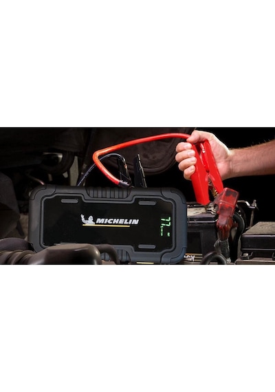 Michelin Mjs120 12volt 1500amp Lityum Polimer Akü Takviye + Powerbank + Led Lamba Fr Mjs120