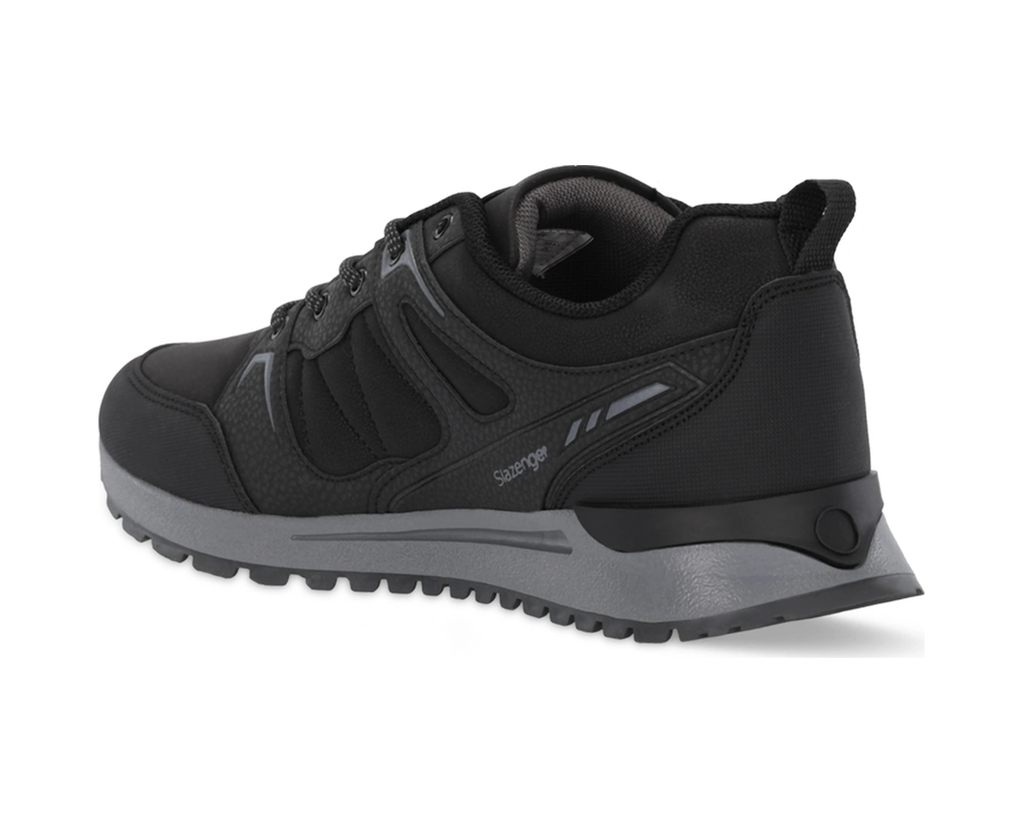 Slazenger Outback I Erkek Siyah / Koyu Gri Günlük Spor Ayakkabısı Siyah / Koyu Gri