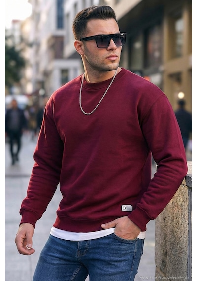 Buratti Erkek Sweat 5905255 Bordo Bordo
