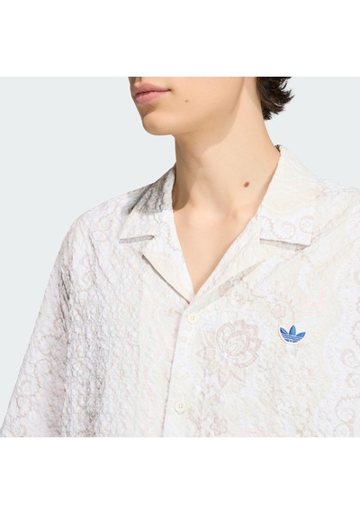 Adidas Kx1226 Resort Shırt Erkek Gömlek Bej