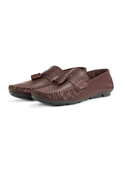 Noble Hakiki Deri Erkek Günlük Ayakkabı, Rok Loafer Ayakkabı