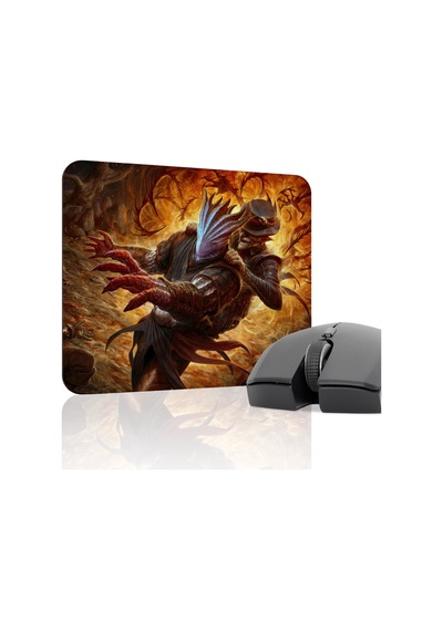 Baldur's Gate 3 Kaymaz Dikişli Kauçuk Oyuncu Mousepad V2 - 22x18 Gaming Mouse Pad Fare Altlığı