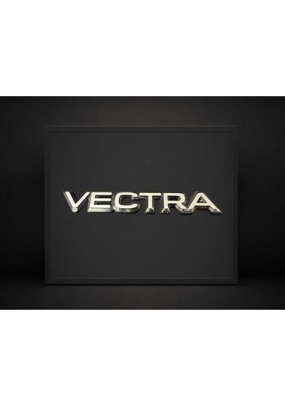 Opel ''vectra'' A 1988 - 1995 ''vectra Bagaj Yazısı'' Boyut