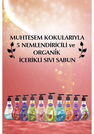 Organik Içerikli Gül Sıvı Sabun 3x500ml