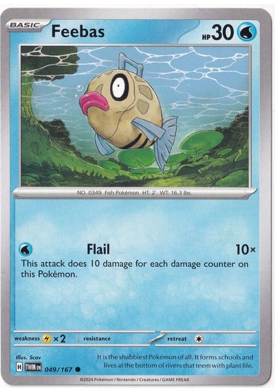Feebas 049/167 - Twilight Masquerade - Pokemon Kartı Mint