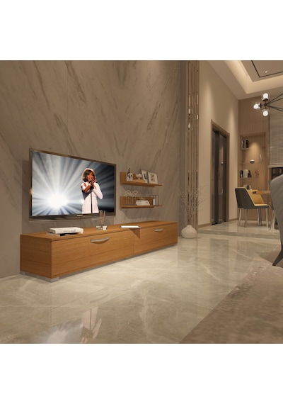 Decoraktiv Eko 4 Slm Std Tv Ünitesi Tv Sehpası Ceviz