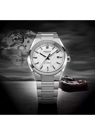Casio Efk-110d-7adr Otomatik Çelik Gri Safir 10 Atm 38 Mm Erkek Kol Saati