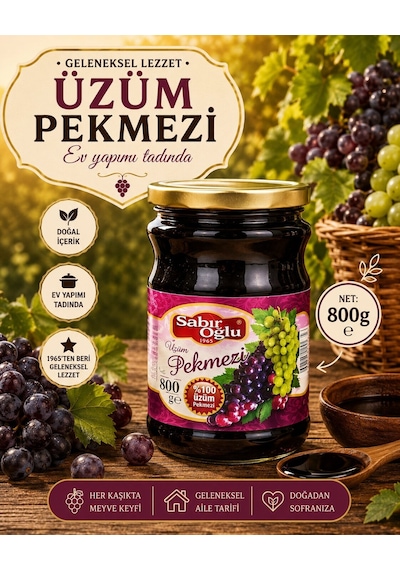 Sabıroğlu Üzüm Pekmezi 800 G