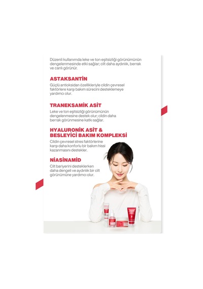 Leke Karşıtı Kapsül Krem Astaxanthin Içerikli, Cilt Tonu Eşitleyici Aydınlatıcı Bakım 50ml