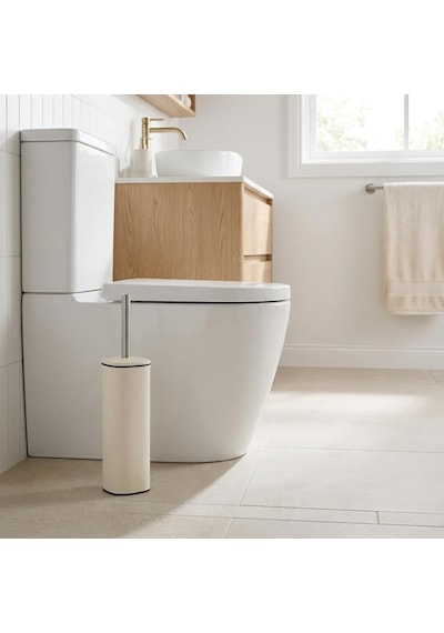 Paslanmaz Çelik Saplı Wc Fırçalık Krem, Kapaklı Tuvalet Fırçası Seti, Hijyenik Saklama Hazneli Banyo Ve Wc Fırçası, Şık Krem Tasarım, 38,5 Cm Beyaz - Çok Renkli Paslanmaz Çelik Saplı Wc Fırçalık Krem, Kapaklı Tuvalet Fırçası Seti, Hijyenik Saklama Hazneli Banyo Ve Wc Fırçası, Şık Krem Tasarım, 38,5 Cm Beyaz - Çok Renkli