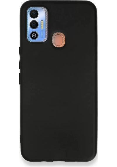 Newface Tecno Spark 7t Kılıf First Silikon - Siyah