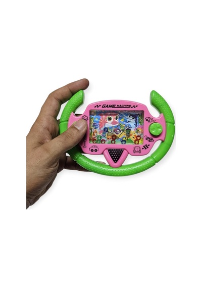 Direksiyonlu Su Oyunu - Halka Geçirmeli - Fidget Oyuncak - Yeşil 1pcs