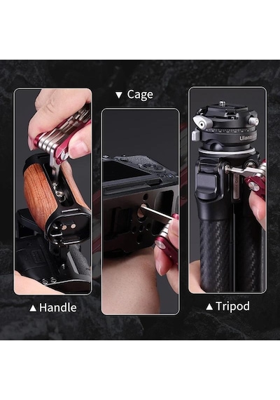 Ulanzi Cm029 9'u 1 Arada Tornavida Ve Anahtarlar Katlanır Alet Seti