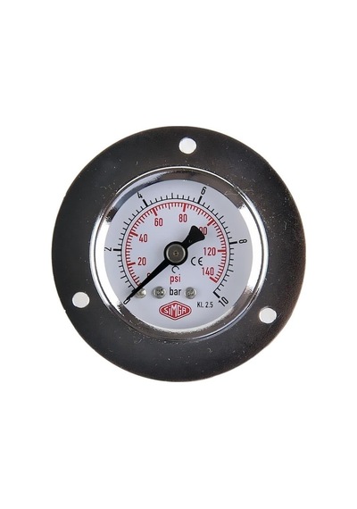Simga 0-10 Bar Çap Ø40 MM Ön Flanşlı Kuru Tip Manometre