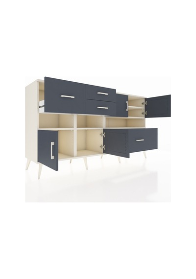 Hyperion Konsol 5 Raflı 4 Çekmeceli 4 Kapaklı 176x44x99 Aytaşı-an Aytaşı-antrasit Hyperion Konsol 5 Raflı 4 Çekmeceli 4 Kapaklı 176x44x99 Aytaşı-an Aytaşı-antrasit