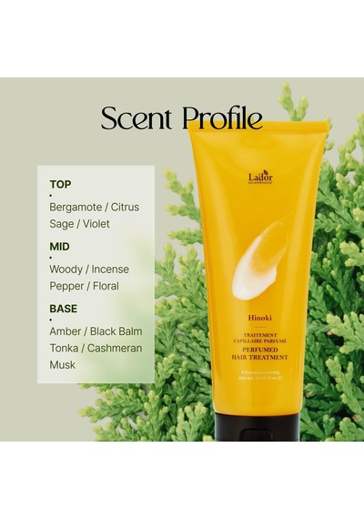 Lexroo Lador Parfümlü Yoğun Saç Bakım Maskesi Lador Perfumed Hair Treatment Hinoki 380 Ml