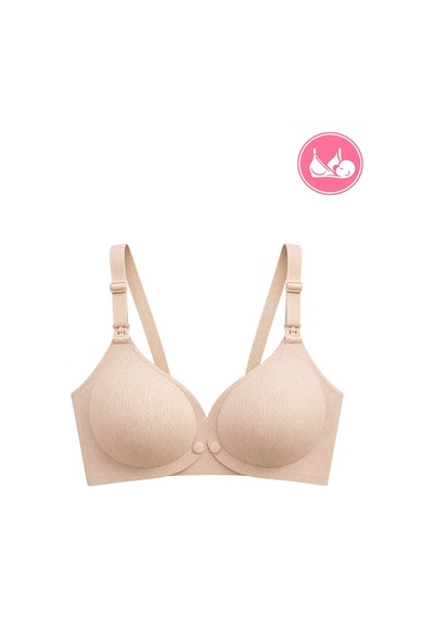 Cottonill Seamless Bra - Mavelle Ten Lazer Kesim Klipsli Ve Çıtçıtlı Önü Açılabilir Emzirme Sütyeni