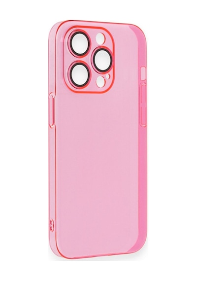 Apple iPhone Uyumlu 13 Pro Kılıf Armada Lensli Kapak - Pembe Bz8683140479749