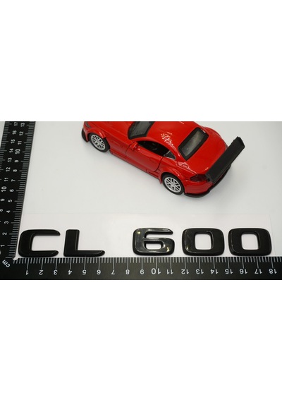 CL 600 Bagaj Parlak Siyah ABS 3M 3D Yazı Logo