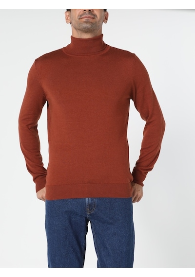 Colin's Slim Fit Turuncu Erkek Kazak cl1023624_Q1.V2_COR Kahverengi Colin's Slim Fit Turuncu Erkek Kazak cl1023624_Q1.V2_COR Kahverengi