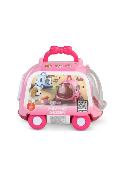 Vardem Tasıma Cantalı Seslı Hareketlı Kopek - Pembe