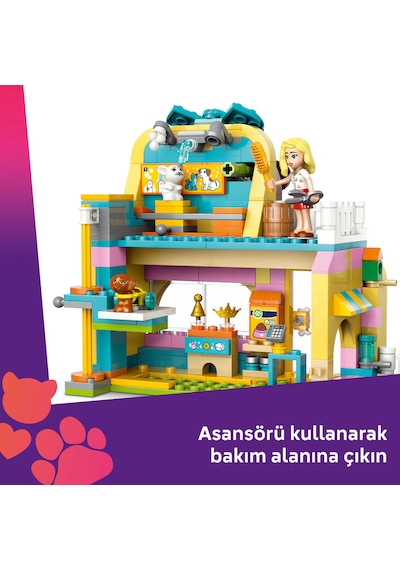 LEGO® Friends Evcil Hayvan Aksesuar Dükkanı 42650 - 6 Yaş ve Üzeri Çocuklar için Yaratıcı Oyuncak Yapım Seti (375 Parça)