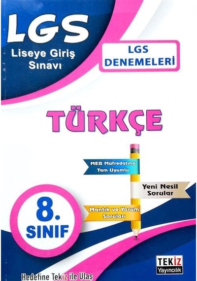 8. Sınıf LGS Türkçe Denemeleri / Kolektif