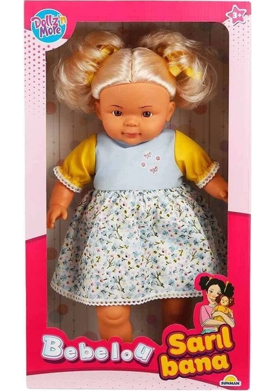 40052 Bebelou Sarıl Bana Et Bebek 40 Cm - 1 Adet Stokta Olan Gönderilir