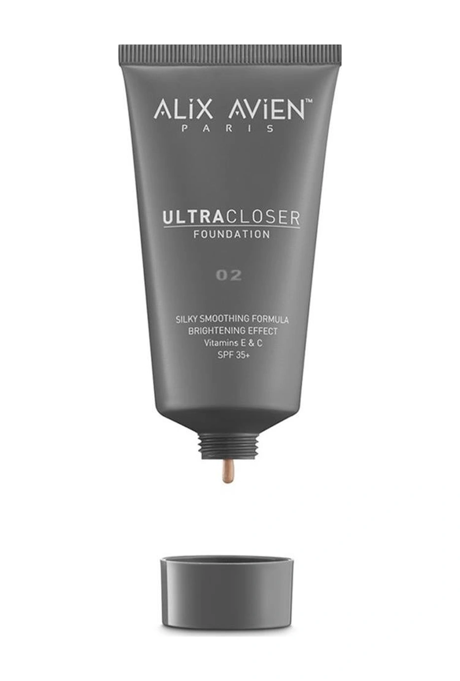 Alix Avien Ultra Kapatıcı Nemlendirici SPF35+ Faktör Ve E & C Vitaminli Fondöten Ultracloser Foundation 02