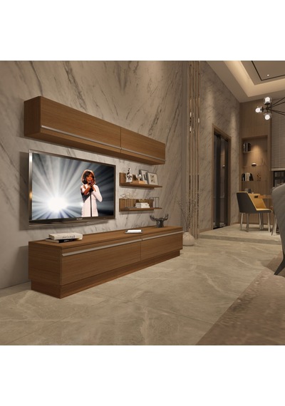 Decoraktiv Eko 5b Mdf Std Tv Ünitesi Tv Sehpası Ceviz