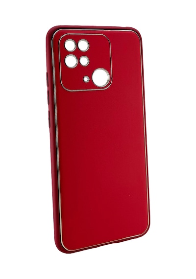 Nettech Xiaomi Redmi 9c Uyumlu Coco Leather Seri Arka Koruma