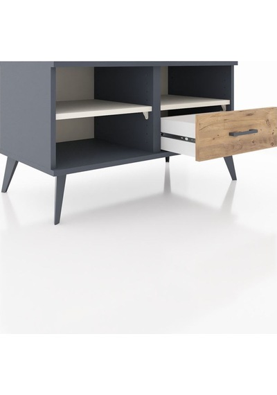 Hyperion Şifonyer 2 Raflı Tek Çekmeceli 88x44x48 Antrasit-aytaşı/çam Aytaşı/çam Hyperion Şifonyer 2 Raflı Tek Çekmeceli 88x44x48 Antrasit-aytaşı/çam Aytaşı/çam