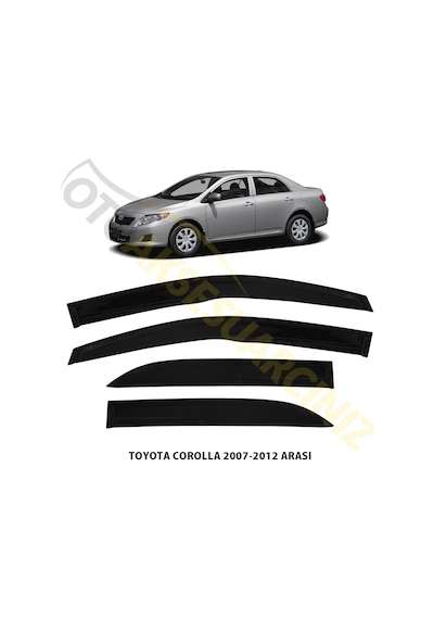 Toyota Corolla Uyumlu 2007-2013 Mügen Tip Cam Rüzgarlığı