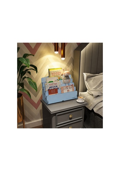 Mini Lucky Montessori Çocuk Kitaplığı 4 Raflı Ahşap Çocuk Odası Kitaplık Masaüstü Mini Kitaplık Mavi - 570895571 Mavi Mini Lucky Montessori Çocuk Kitaplığı 4 Raflı Ahşap Çocuk Odası Kitaplık Masaüstü Mini Kitaplık Mavi - 570895571 Mavi