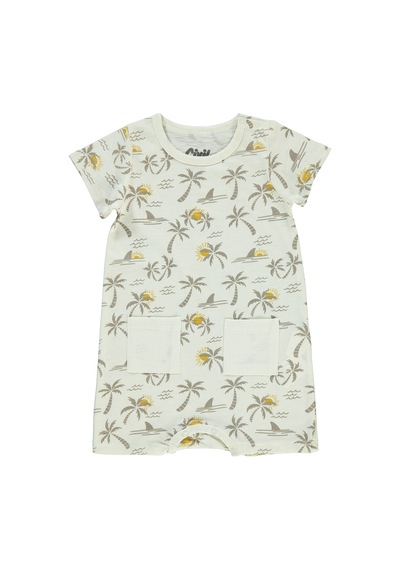 Civil Baby Erkek Bebek Patiksiz Tulum 6-18 Ay Ekru 08330g51624s1-1 Ekru