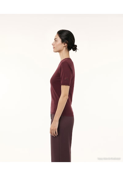 Yargıcı Regular Bisiklet Yaka Kısa Kol Kazak 26kktr2106x 016 Bordo