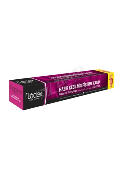 2 Adet Flodex Hazır Kesilmiş Pişirme Kağıdı 10 Parça